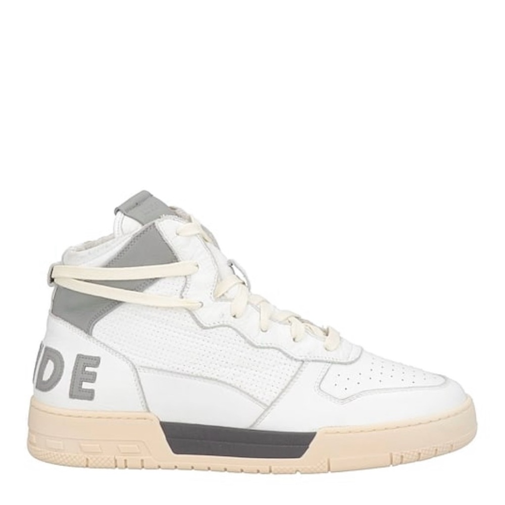 Rhude Men's White Sneakers Leather